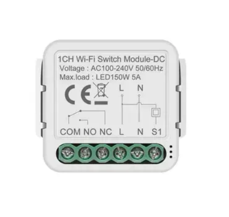 Розумне реле wi fi 16a 100 240В (vl shr001)