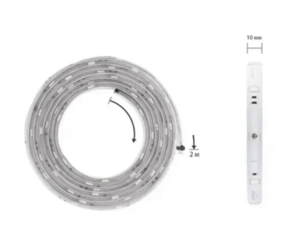 Розумна wi fi світлодіодна led стрічка 2m 5050 rgb 5 вольт livolo (vl xl001)